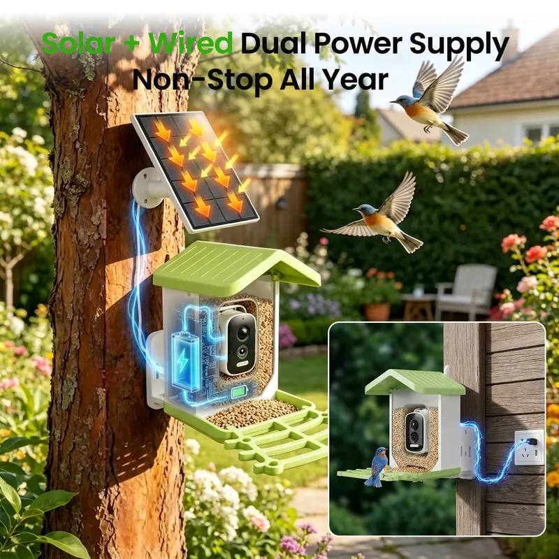 Smart Garden Video - Smart Bird Feeder Camera Outdoor Waterproof