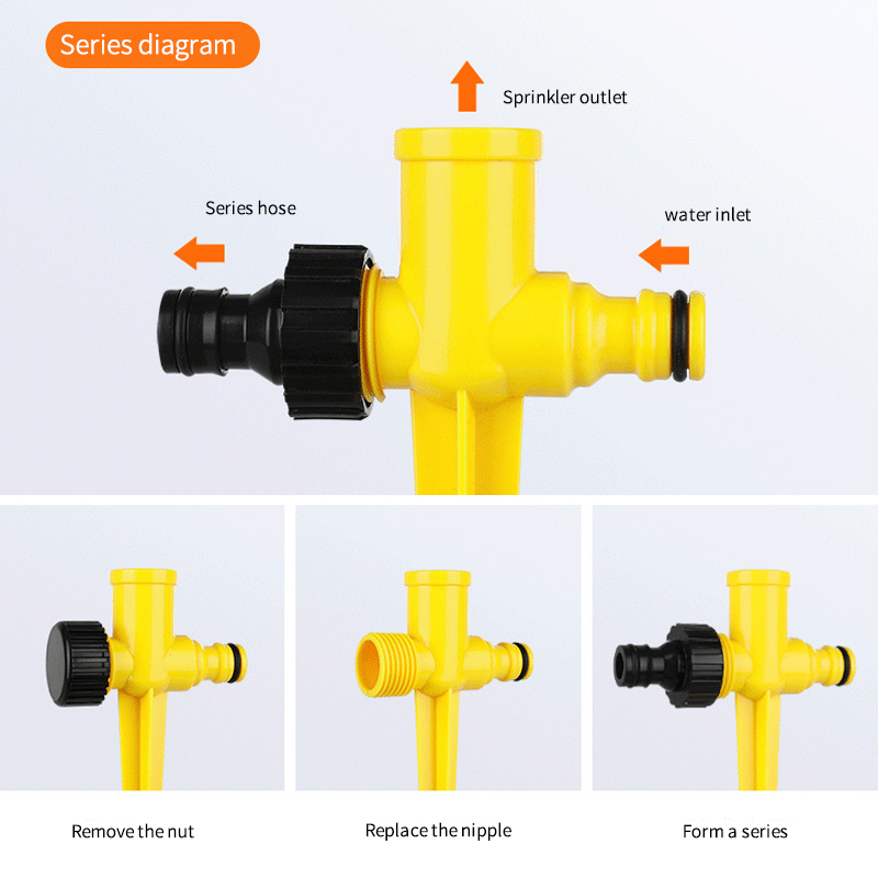5Pcs Garden Sprinkler 360° Rot - Smart Urban Garden recension och pris