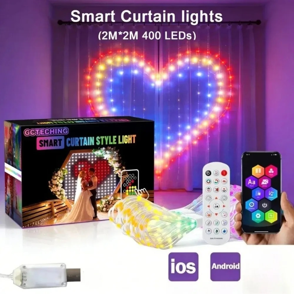 Outdoor LED Pixel Curtain Ligh - Smart Garden Usa recension och pris