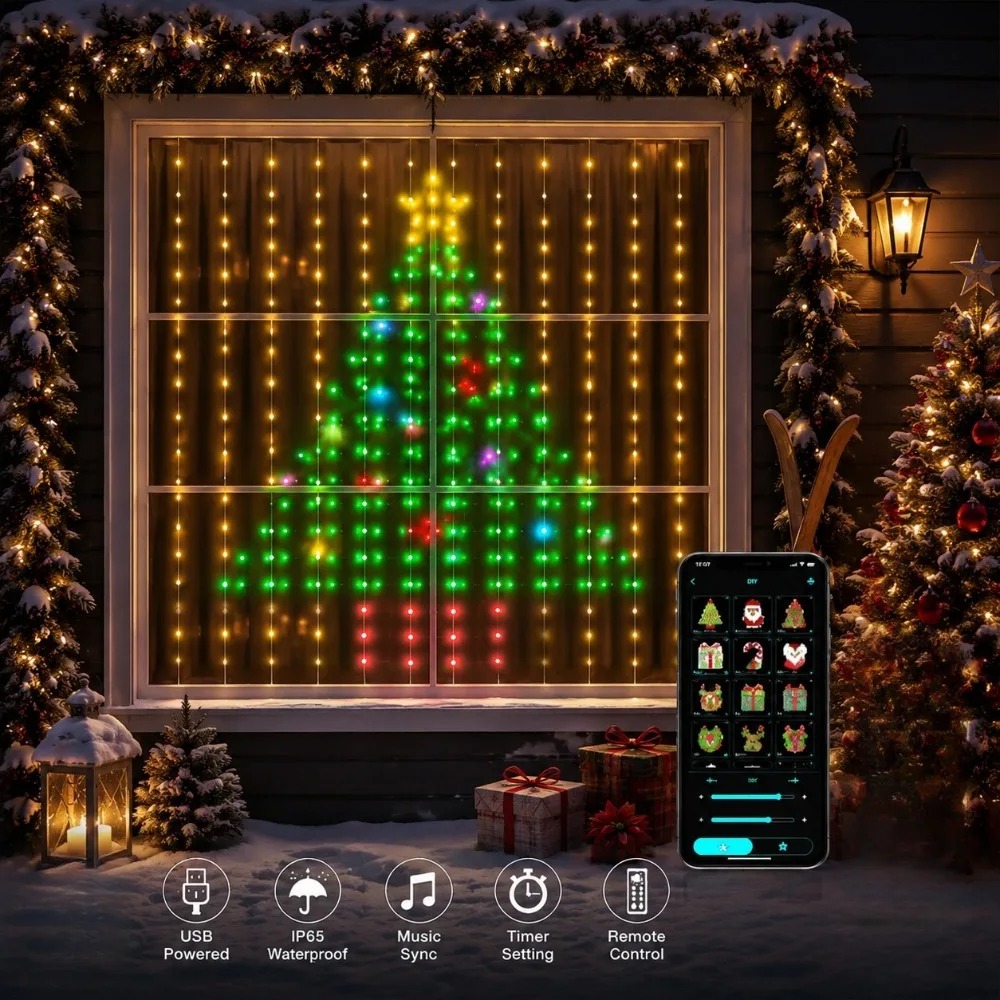 Outdoor LED Pixel Curtain Ligh - Smart Garden Usa recension och pris