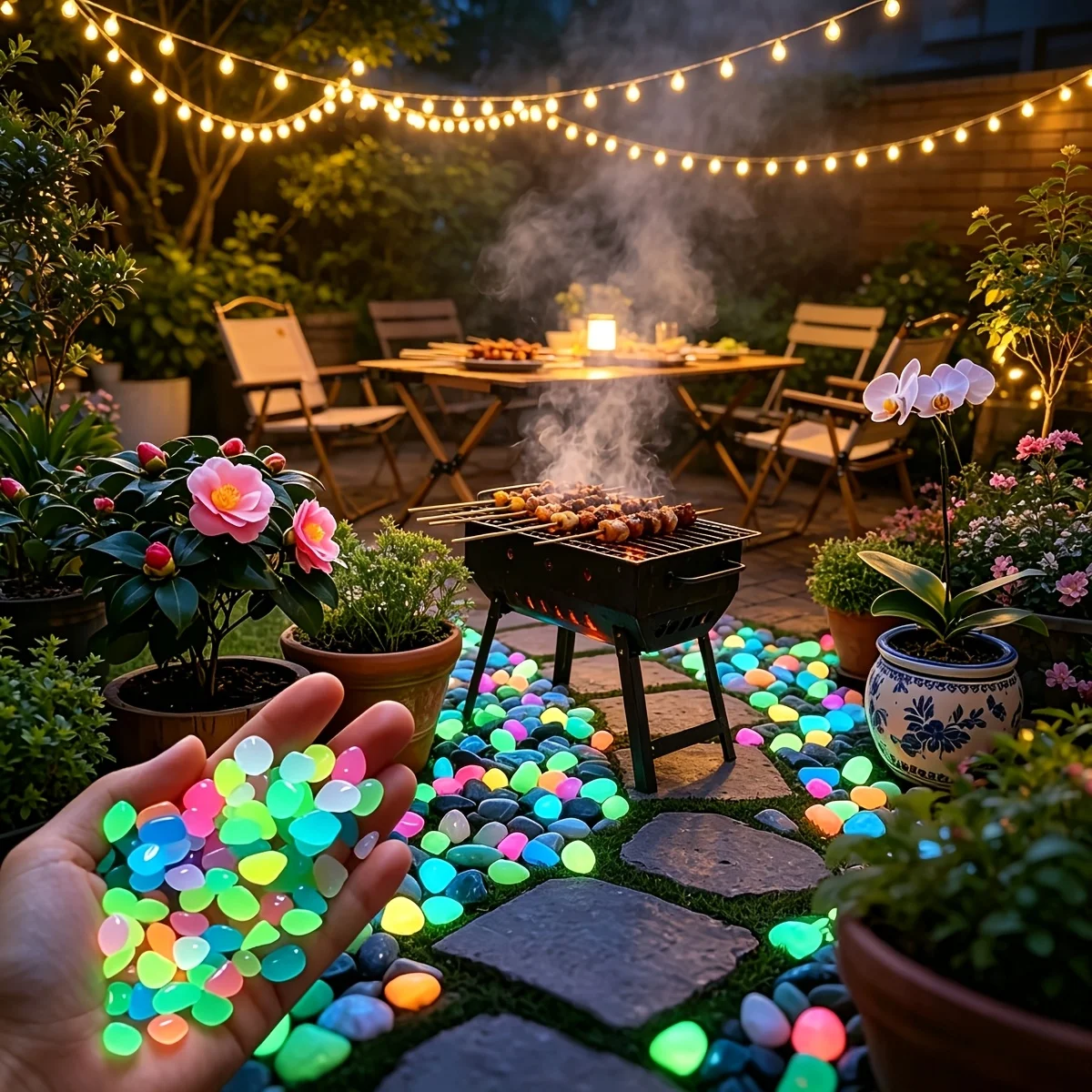 1CM 100pcs Color Goose Stone L - Smart Garden Ai recension och pris