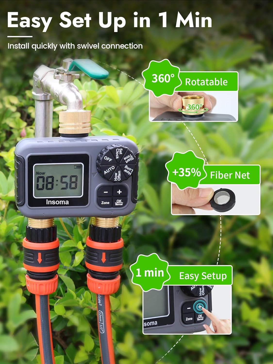 Insoma Smart Irrigation Wateri - Smart Garden At Home recension och pris