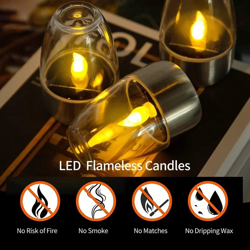 Solar Powered Flameless Candle - Smart Garden Spotlights recension och pris