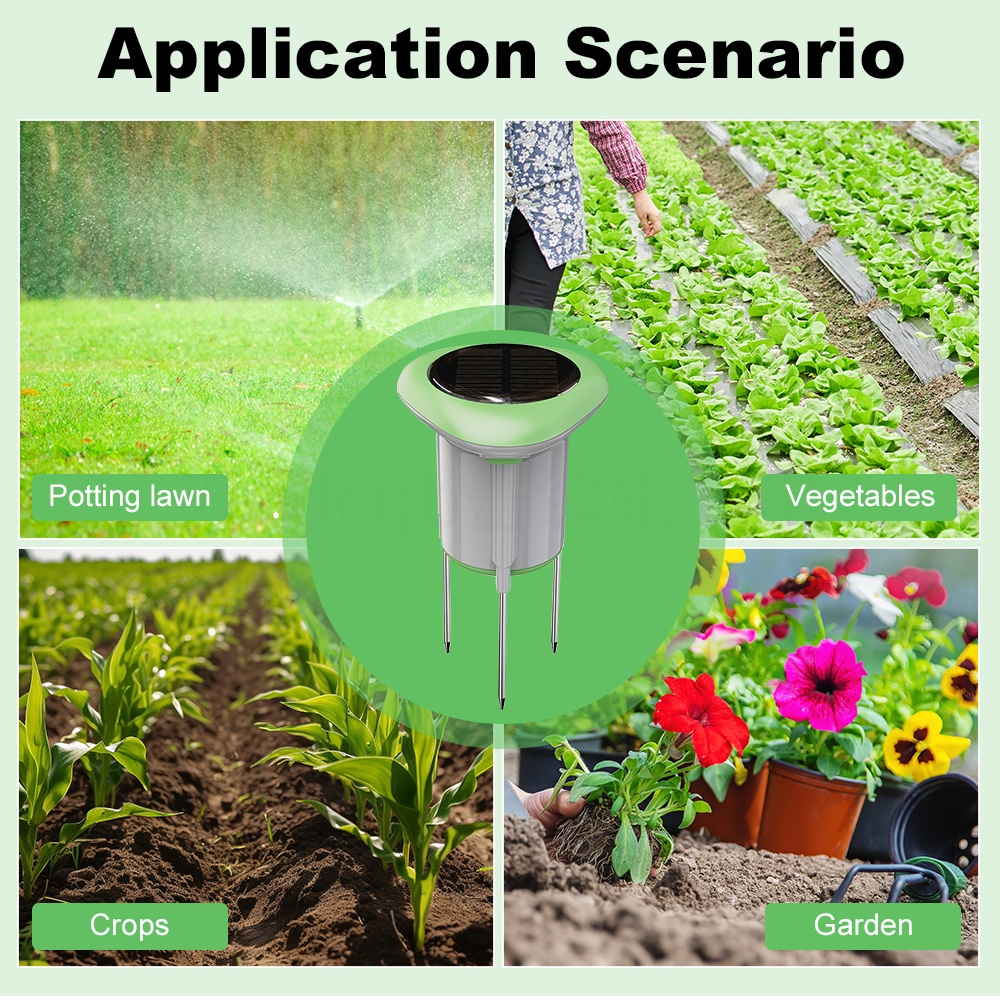 Tuya WIFI Smart Solar Soil Sen - Smart Urban Garden recension och pris