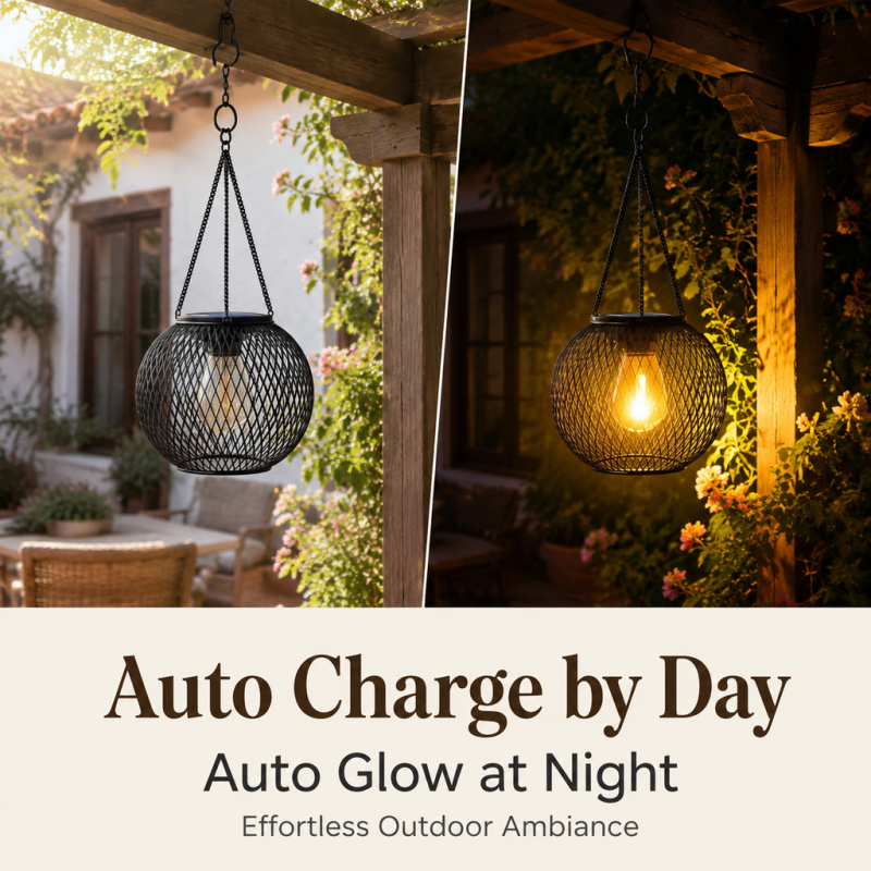 Solar Powered LED Hanging Floo - Smart Garden Spotlights recension och pris