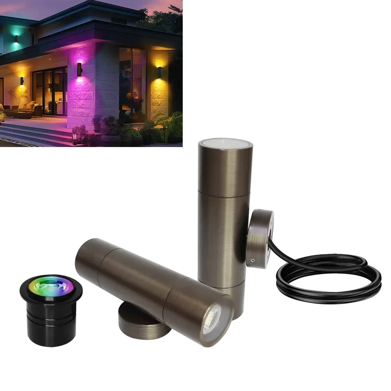 Durable Brass Outdoor LED Wall - Smart Garden Usa recension och pris