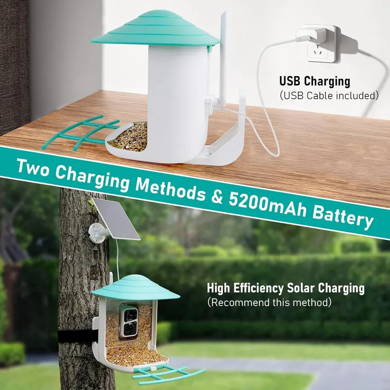 Smart Bird Feeder Camera with  - Smart Garden Video recension och pris