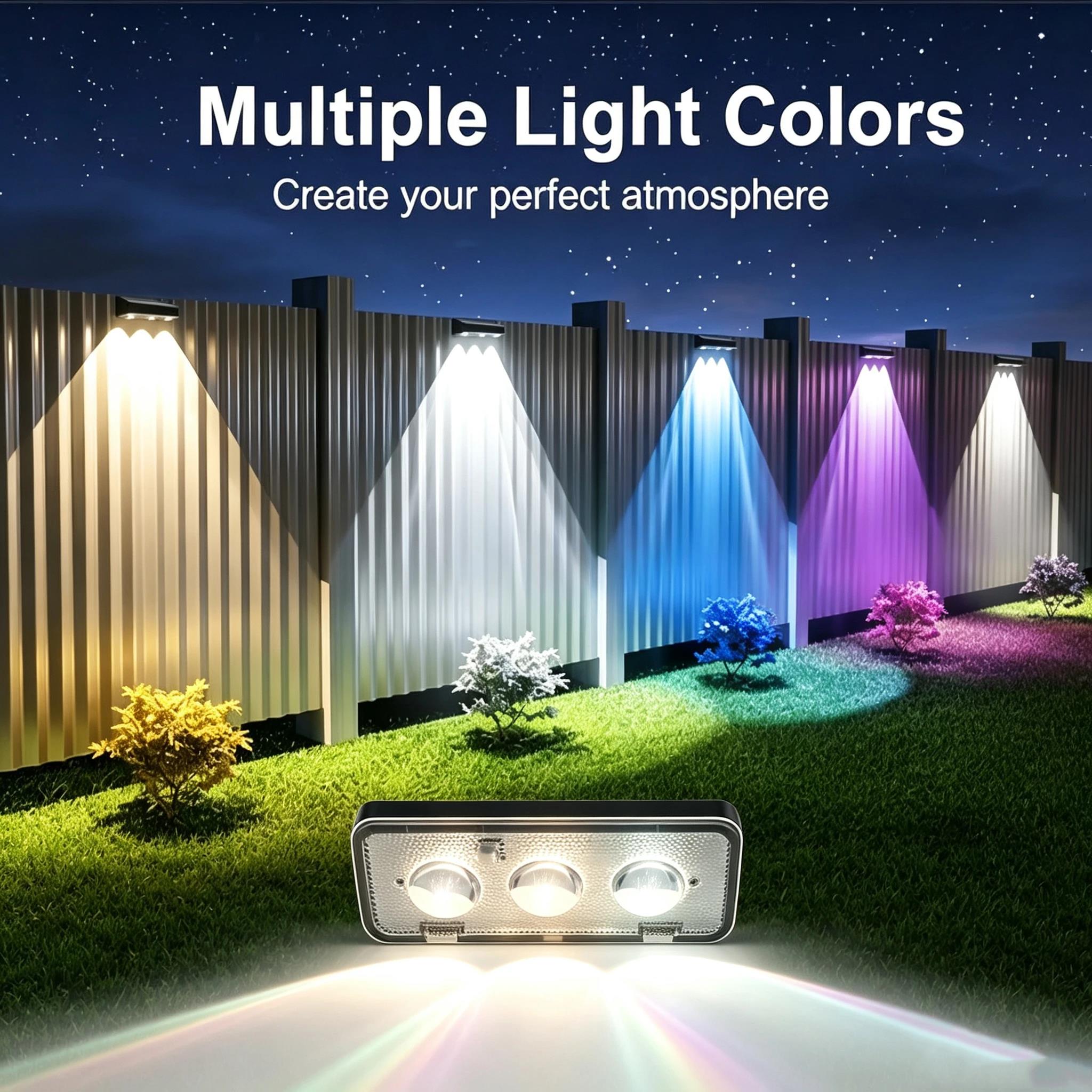 RGB Solar Fence Lights Outdoor - Smart Garden Smart Fence recension och pris
