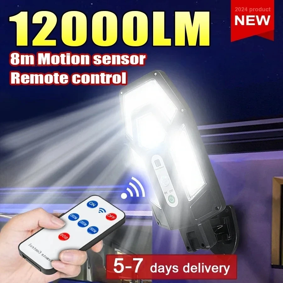 12000LM Powerful Solar Wall La - Smart Garden Spotlights recension och pris