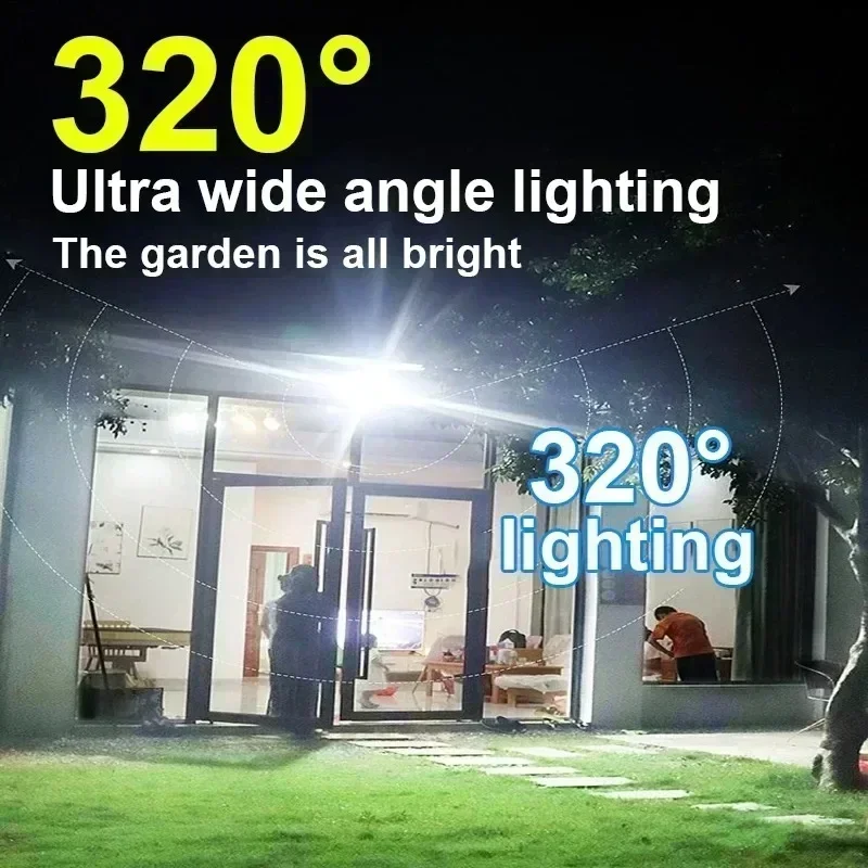 12000LM Powerful Solar Wall La - Smart Garden Spotlights recension och pris