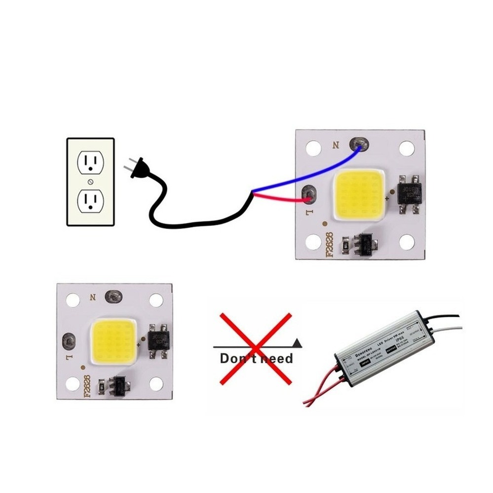 10W COB module 220V LED Chip D - Smart Garden Spotlights recension och pris