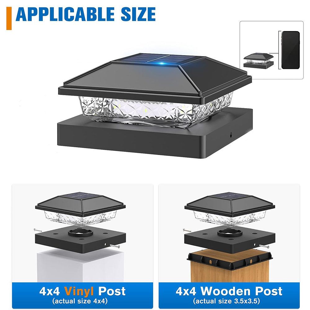 6/12X Outdoor Solar Post Cap L - Smart Garden Smart Fence recension och pris