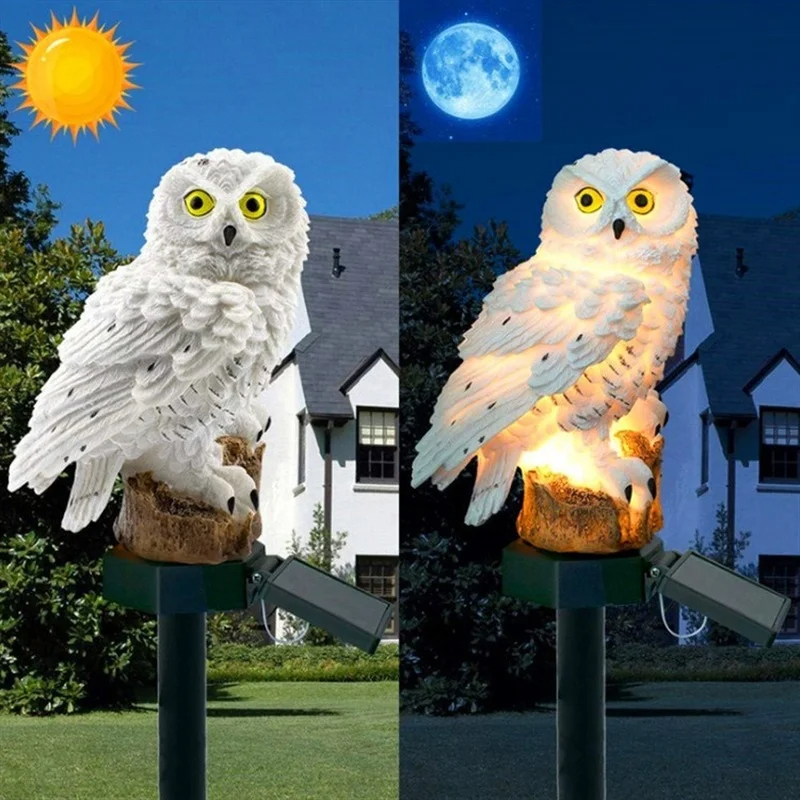 Solar Owl Statue Garden Light  - Smart Garden Spotlights recension och pris