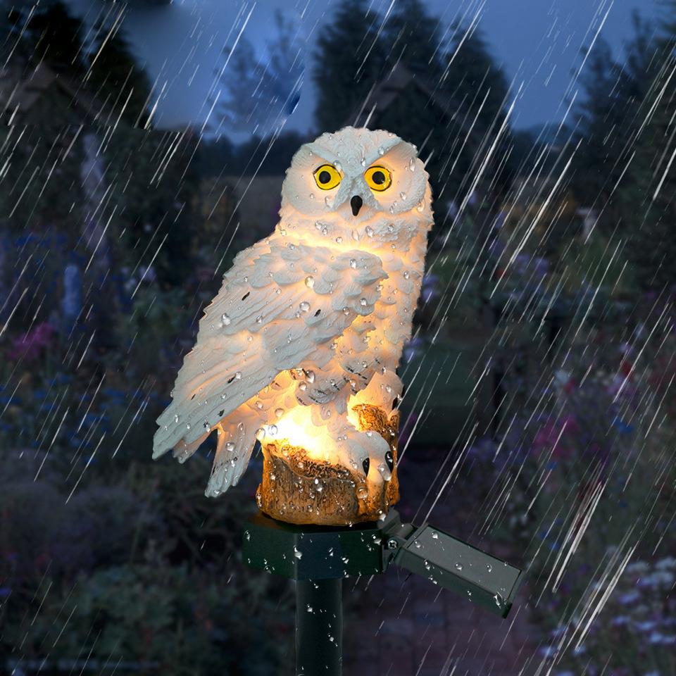 Solar Owl Statue Garden Light  - Smart Garden Spotlights recension och pris