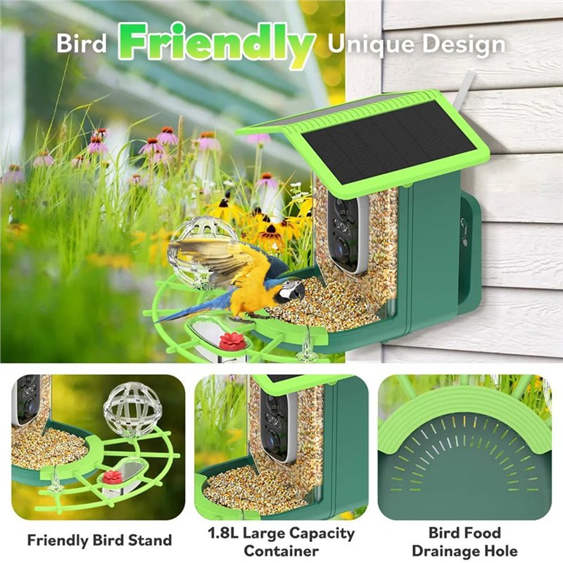 Smart Bird Feeder Camera With  - Smart Garden Video recension och pris
