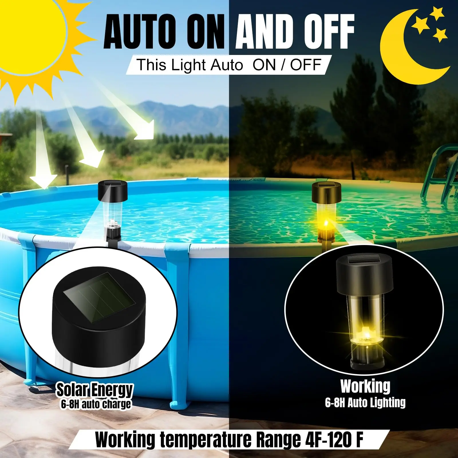 6/10PCSSolar Fence Lights Outd - Smart Garden Smart Fence recension och pris