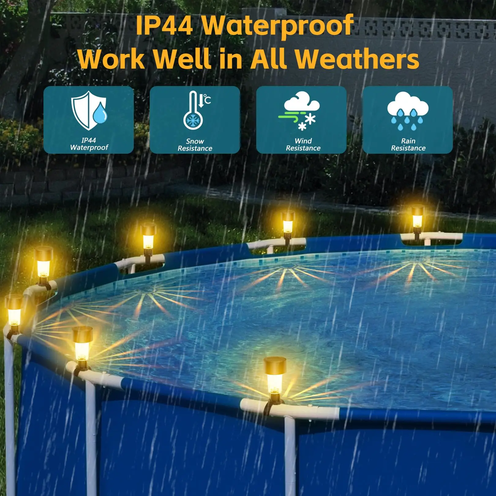 6/10PCSSolar Fence Lights Outd - Smart Garden Smart Fence recension och pris