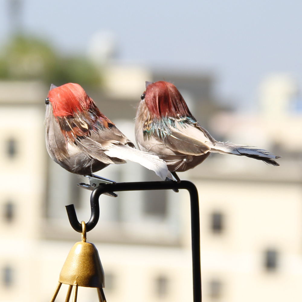 2Pcs Hot Feather Bird Imitatio - Smart Garden Ai recension och pris