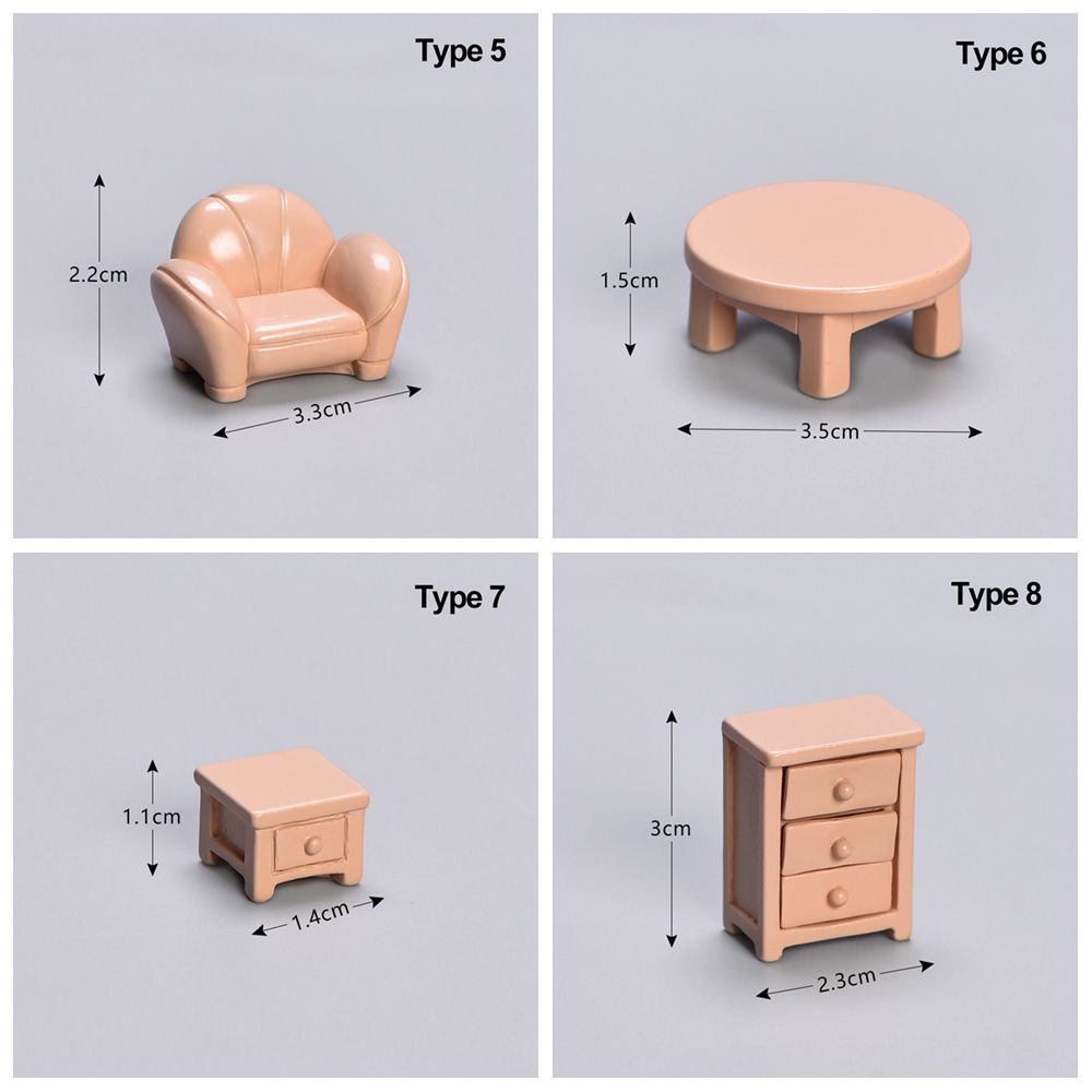1PC Dollhouse Miniature Furnit - Smart Garden Mini recension och pris